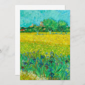 Van Gogh Veld met irissen bij Arles Kaart (Voorkant / Achterkant)
