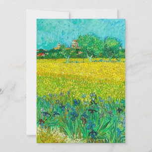 Van Gogh Veld met irissen bij Arles Kaart