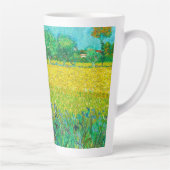 Van Gogh Veld met irissen bij Arles Latte Mok (Rechts)