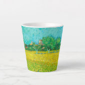 Van Gogh Veld met irissen bij Arles Latte Mok (Voorkant)