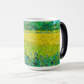 Van Gogh Veld met irissen bij Arles Magische Mok (Voorkant rechts)