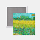 Van Gogh Veld met irissen bij Arles Magneet (Voorkant / Achterkant)