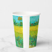 Van Gogh Veld met irissen bij Arles Papieren Bekers (Rechts)