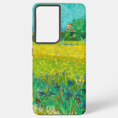 Van Gogh Veld met irissen bij Arles Samsung Galaxy Hoesje (Achterkant)