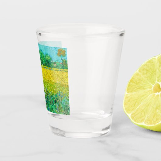 Van Gogh Veld met irissen bij Arles Shot Glas (Rechts)