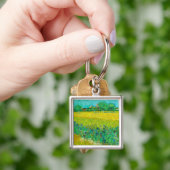 Van Gogh Veld met irissen bij Arles Sleutelhanger (Hand)