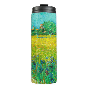 Van Gogh Veld met irissen bij Arles Thermosbeker