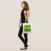 Van Gogh Veld met irissen bij Arles Tote Bag (Voorkant (model))