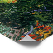 Van Gogh - Veld met klaprozen 1889 Poster (Hoek)