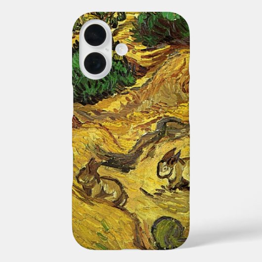 Van Gogh - Veld met twee konijnen Case-Mate iPhone Case (Achterkant)
