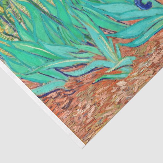 Van Gogh - Veld van Irissen Decoupage Tissuepapier (Detail)