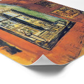 Van Gogh - Venster van Vincent's Studio in de Asie Poster (Hoek)