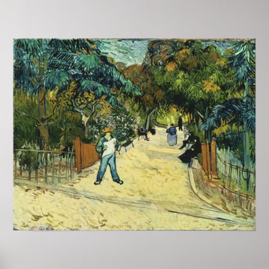 van gogh - verbetering van de openbare tuinen in a poster (Voorkant)