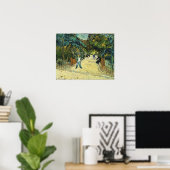 van gogh - verbetering van de openbare tuinen in a poster (Thuiskantoor)