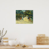van gogh - verbetering van de openbare tuinen in a poster (Keuken)