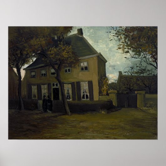Van Gogh - Vicarage Nuenen Poster (Voorkant)
