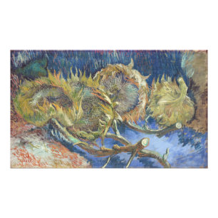 Van Gogh Vier Verwelkte Zonnebloemen Fijne Kunst Foto Afdruk