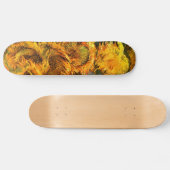 Van Gogh: Vier zonnebloemen Persoonlijk Skateboard (Horizontaal)