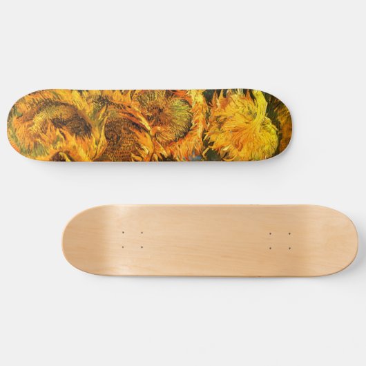 Van Gogh: Vier zonnebloemen Persoonlijk Skateboard (Horizontaal)