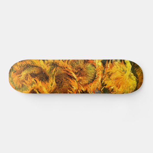 Van Gogh: Vier zonnebloemen Persoonlijk Skateboard (Horizontaal)
