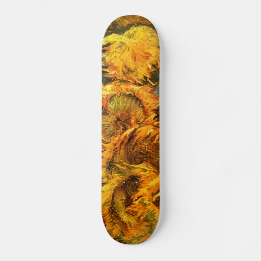 Van Gogh: Vier zonnebloemen Persoonlijk Skateboard (Voorkant)