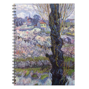 Van Gogh View Arles Bloeiende Tuin Notitieboek