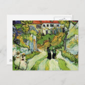 Van Gogh - Village Street and Steps in Auvers Briefkaart (Voorkant / Achterkant)
