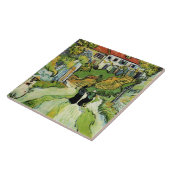 Van Gogh - Village Street and Steps in Auvers Tegeltje (Zijkant)