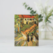 Van Gogh Village Street en Steps Auvers, Figures Briefkaart (Staand voorkant)