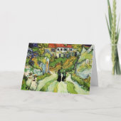 Van Gogh Village Street en Steps Auvers, Figures Kaart (Voorkant)