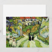 Van Gogh Village Street en Steps Auvers, Figures Kaart (Voorkant / Achterkant)