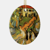 Van Gogh Village Street en Steps Auvers, Figures Keramisch Ornament (Rechts)