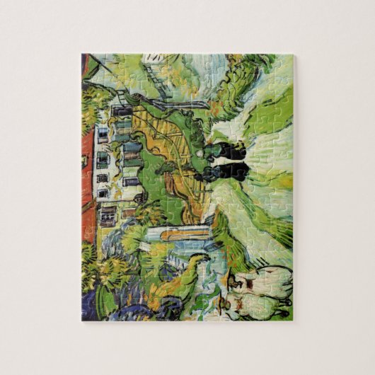 Van Gogh Village Street en Steps Auvers, Figures Legpuzzel (Verticaal)