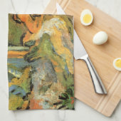 Van Gogh Village Street en Steps Auvers, Figures Theedoek (Quarter Fold)