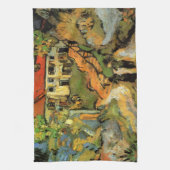 Van Gogh Village Street en Steps Auvers, Figures Theedoek (Verticaal)