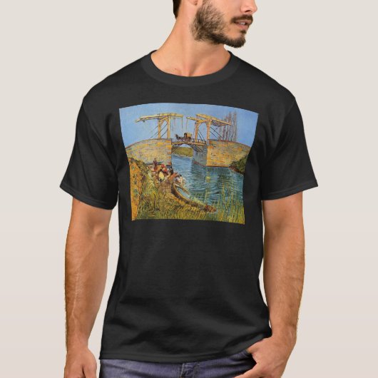 Van Gogh Vincent - De Langlois Bridge T-shirt (Voorkant)