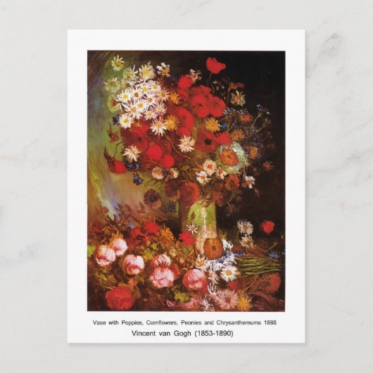 Van Gogh, Vincent Van Gogh Briefkaart (Voorkant)