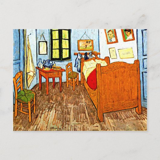 Van Gogh - Vincent's Bedroom  Briefkaart (Voorkant)