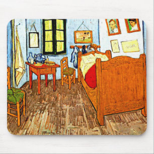Van Gogh - Vincent's Bedroom, mooi kunstschilderij Muismat