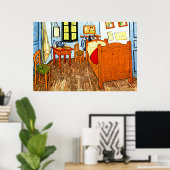 Van Gogh - Vincent's Bedroom Poster (Thuiskantoor)