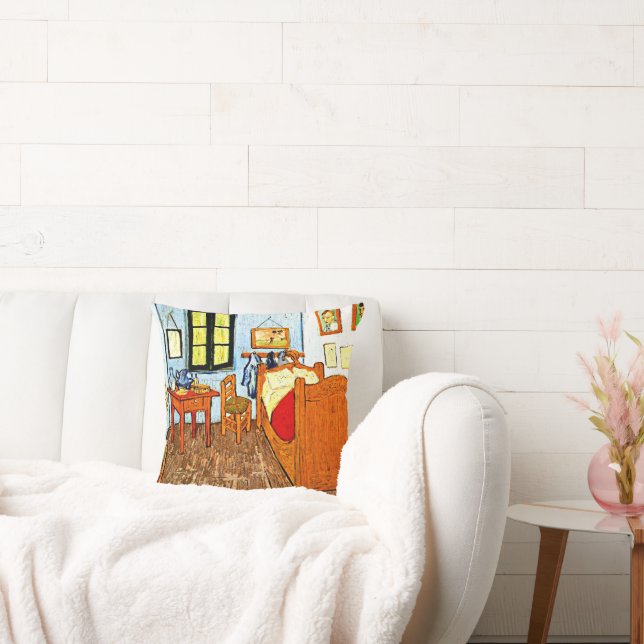 Van Gogh - Vincent's slaapkamer, beroemd schilderi Kussen (Bank)
