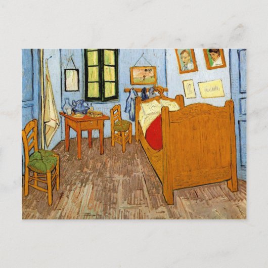 Van Gogh - Vincent's slaapkamer Briefkaart (Voorkant)