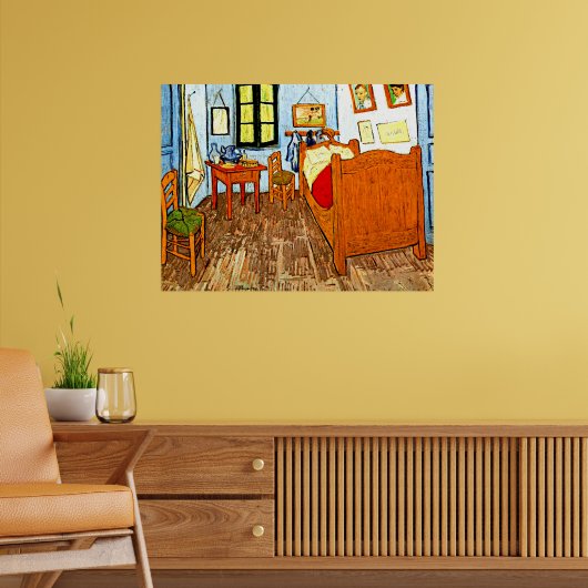 Van Gogh - Vincent's slaapkamer Poster (Woonkamer 2)
