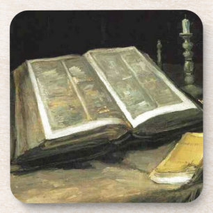 Van Gogh Vintage de Oude Schilderende Kunstenaar Onderzetter