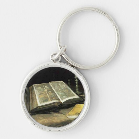 Van Gogh Vintage de Oude Schilderende Kunstenaar Sleutelhanger (Voorkant)