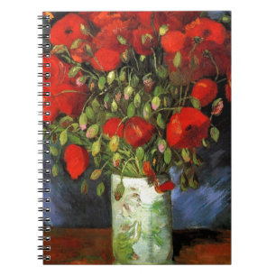 Van Gogh Vintage het Schilderen de Bloemen van de Notitieboek