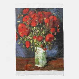 Van Gogh Vintage het Schilderen de Bloemen van de Theedoek