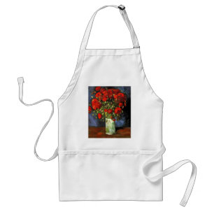 Van Gogh Vintage Schilderij Bloesems Vaas Bloemen Standaard Schort