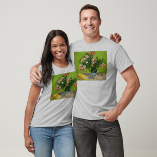 Van Gogh Vintage Schilderij Bloesems Vines T-shirt