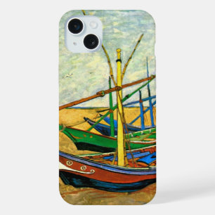 Van Gogh Vissersboten op het strand bij Saintes Ma iPhone 15 Plus Case
